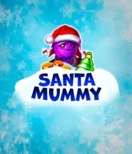  Познакомьтесь с уникальный слот "Santa Mummy" от Belatra, где мумия в костюме Санты привносит праздничное настроение. На изображении изображена персонаж в образе Санты, окруженная синими морозными узорами. Она напоминает атмосферу зимних праздников. Название игры "Santa Mummy" изображено крупными белыми буквами на голубом облаке.